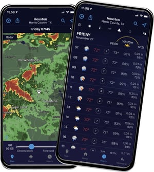 Foreca weather hourly