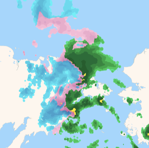precipitation type map precipitation type map